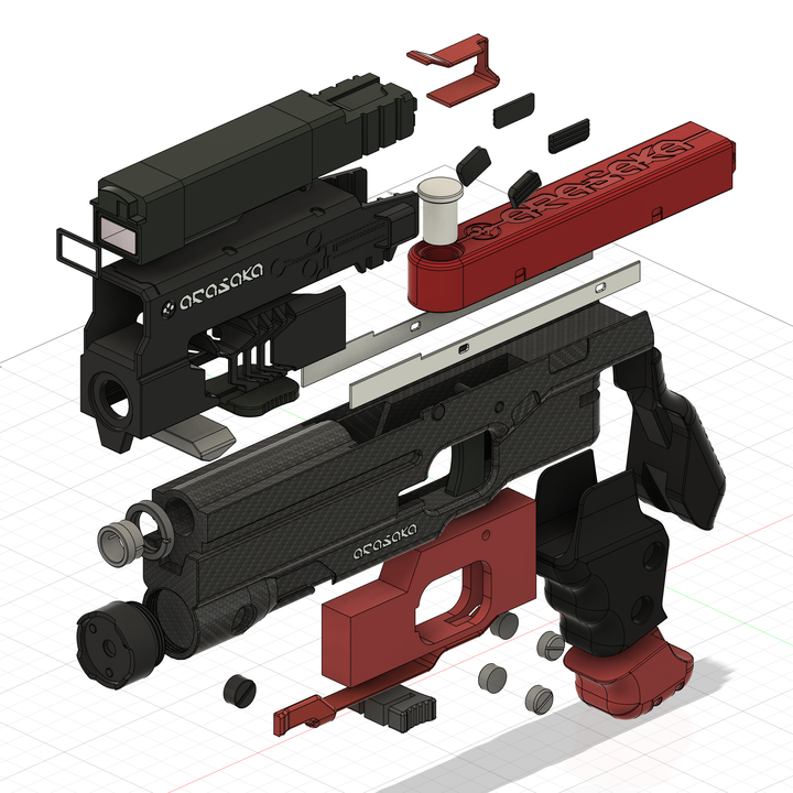 Yuuki Saitake　 3D Printable HJKE-11 Yukimura | Skippy | Cyberpunk 2077 by